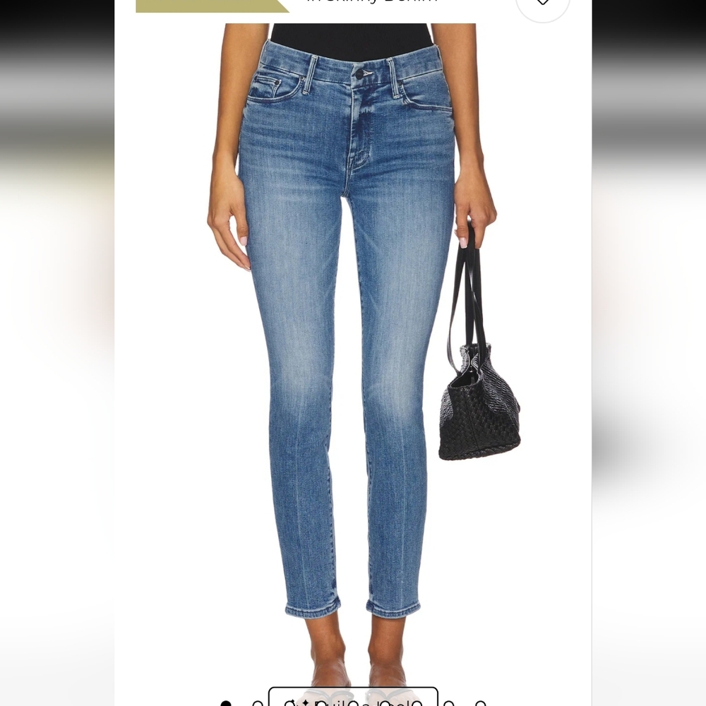 Mother The Looker Ankle Jeans EUC 26. Quiet Luxury Frenchgirlstyle Minimalist